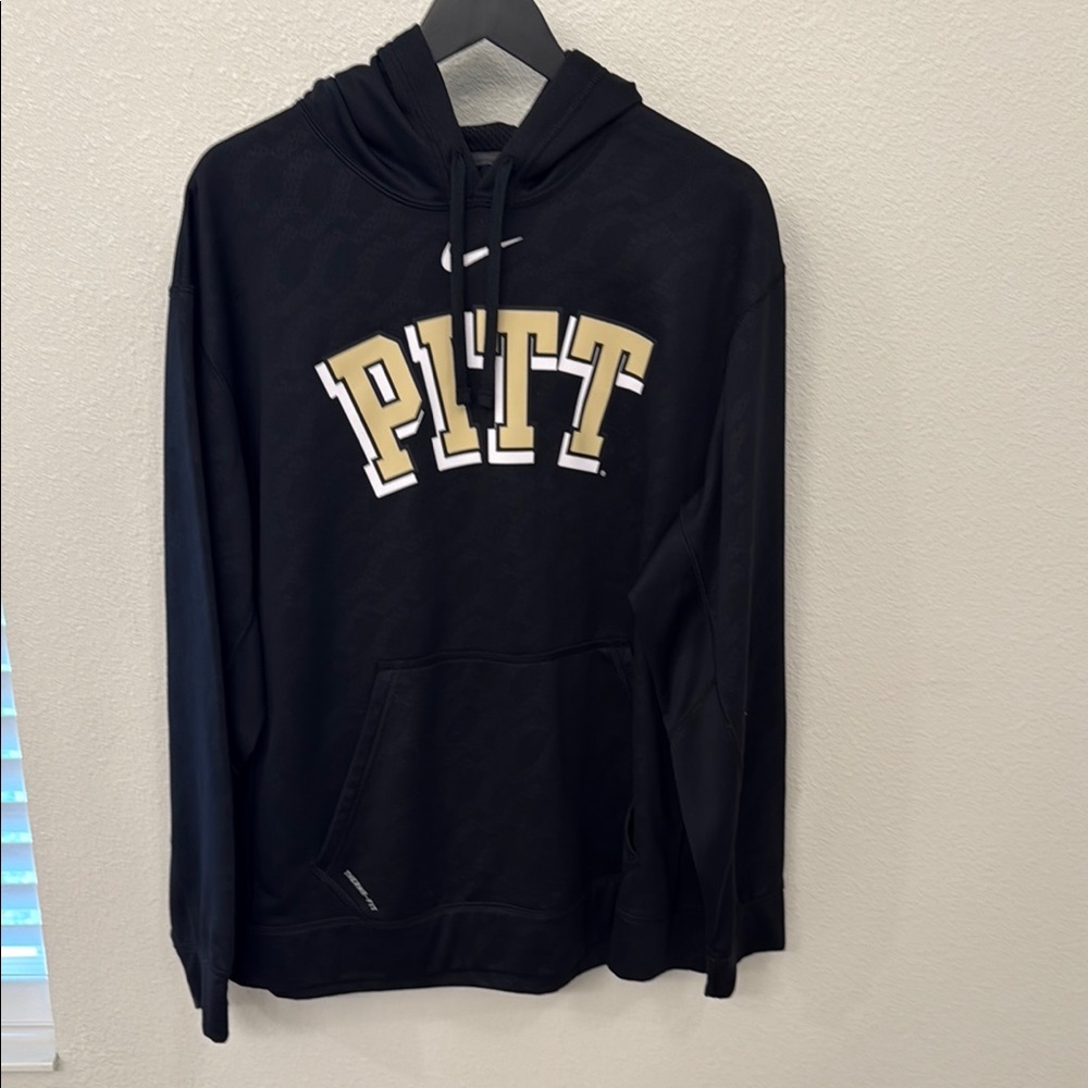 Nike Black University of Pittsburgh “PITT” Therma-Fit Hoodie